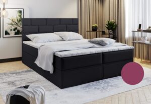 Expedo Čalouněná postel boxspring MARINOS + vrchní matrace