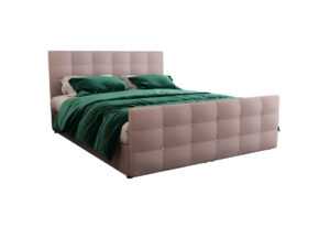 Expedo Čalouněná postel boxspring NAOMI + vrchní matrace