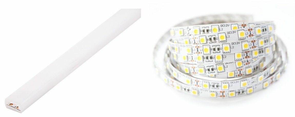 LED osvětlení polic 3x90cm